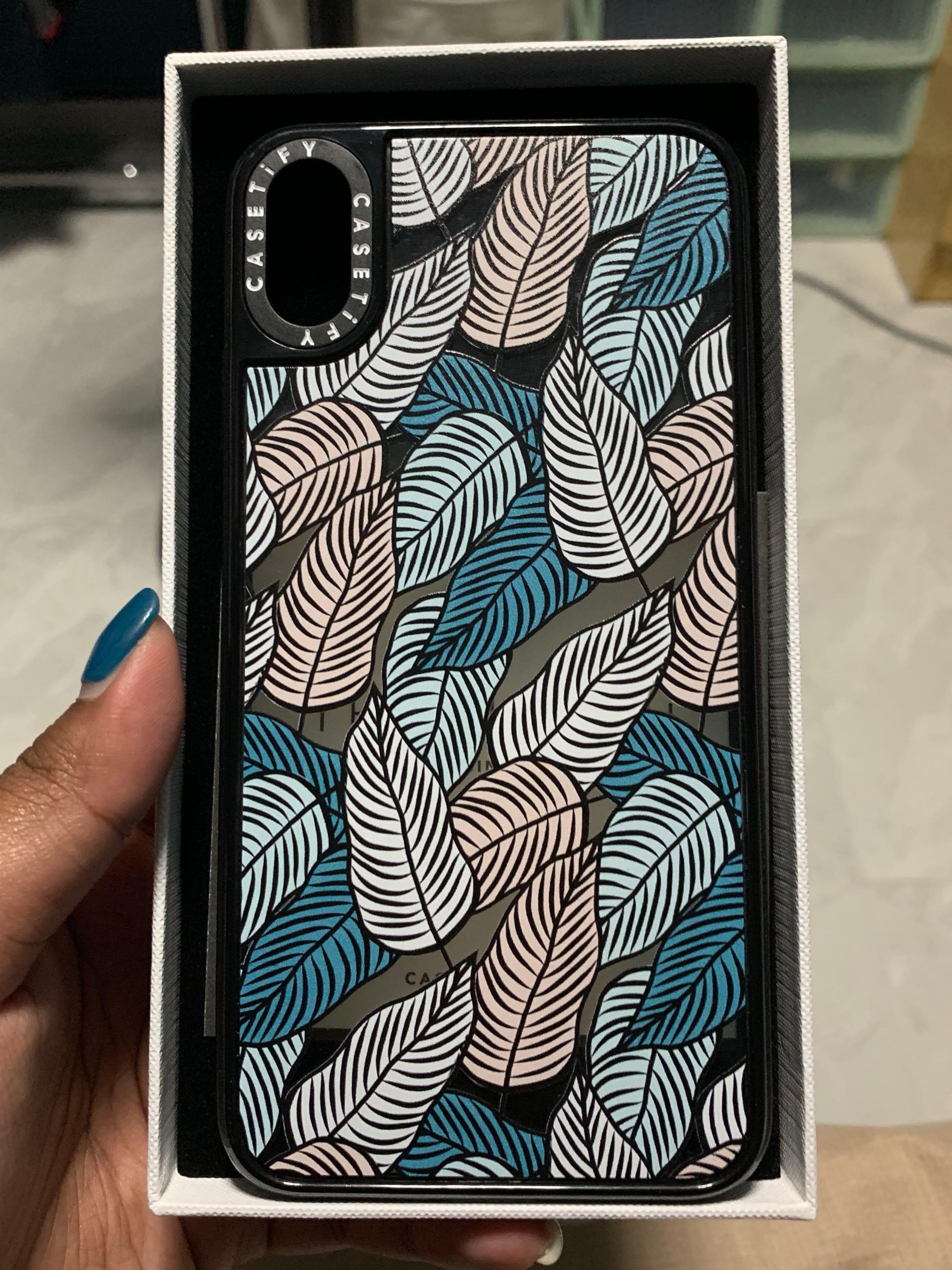 BRAND NEW LEAVES CASETIFY IPHONE XS MAX CASE, Mobile Phones