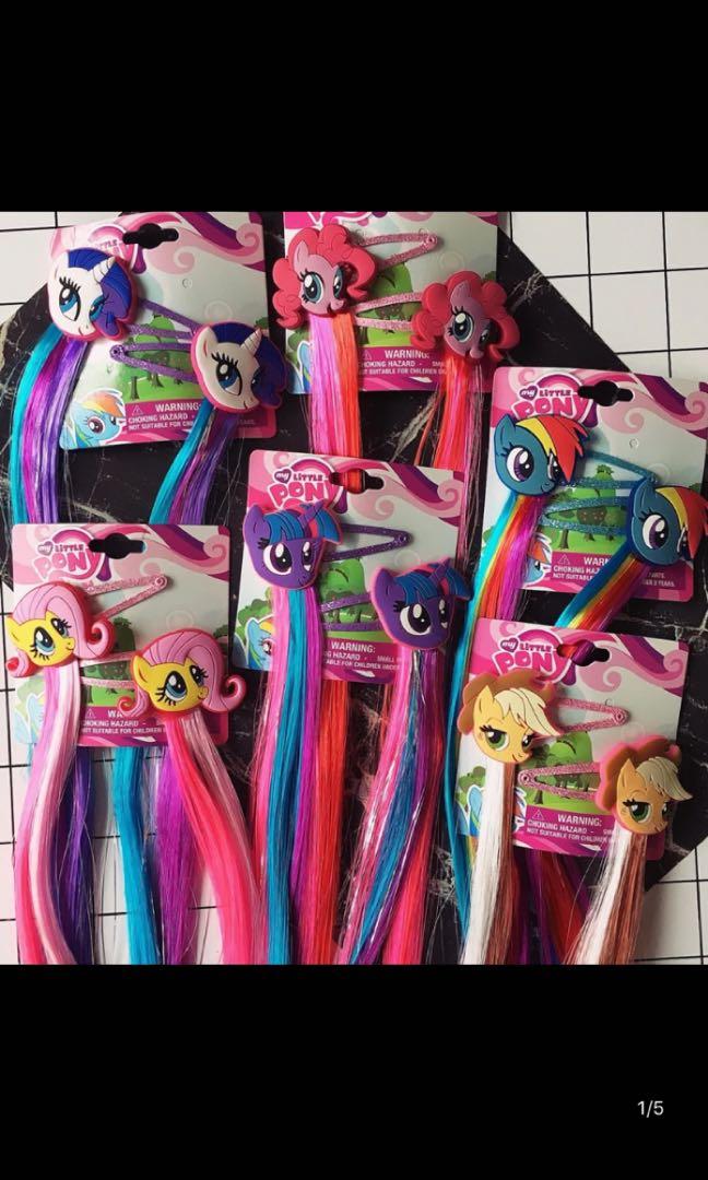 my little pony hair clips