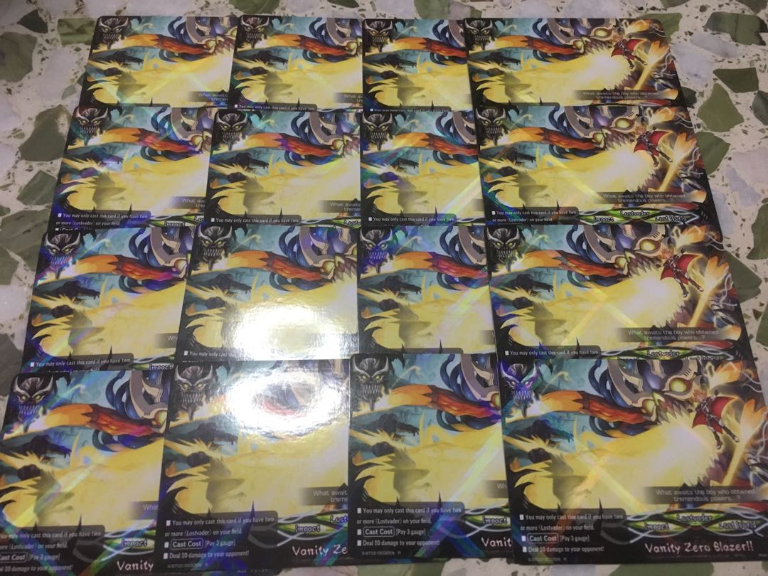 Buddyfight, Vanity Zero Blazer!!, Hobbies & Toys, Toys & Games on Carousell