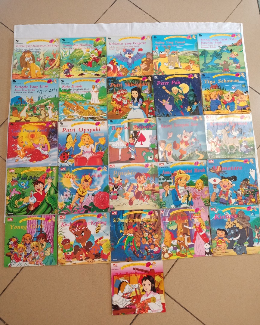 buku dongeng anak bergambar, Buku & Alat Tulis, Buku Anak-Anak di Carousell