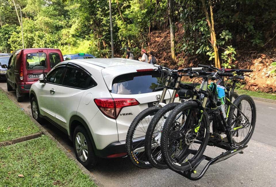 used platform bike rack