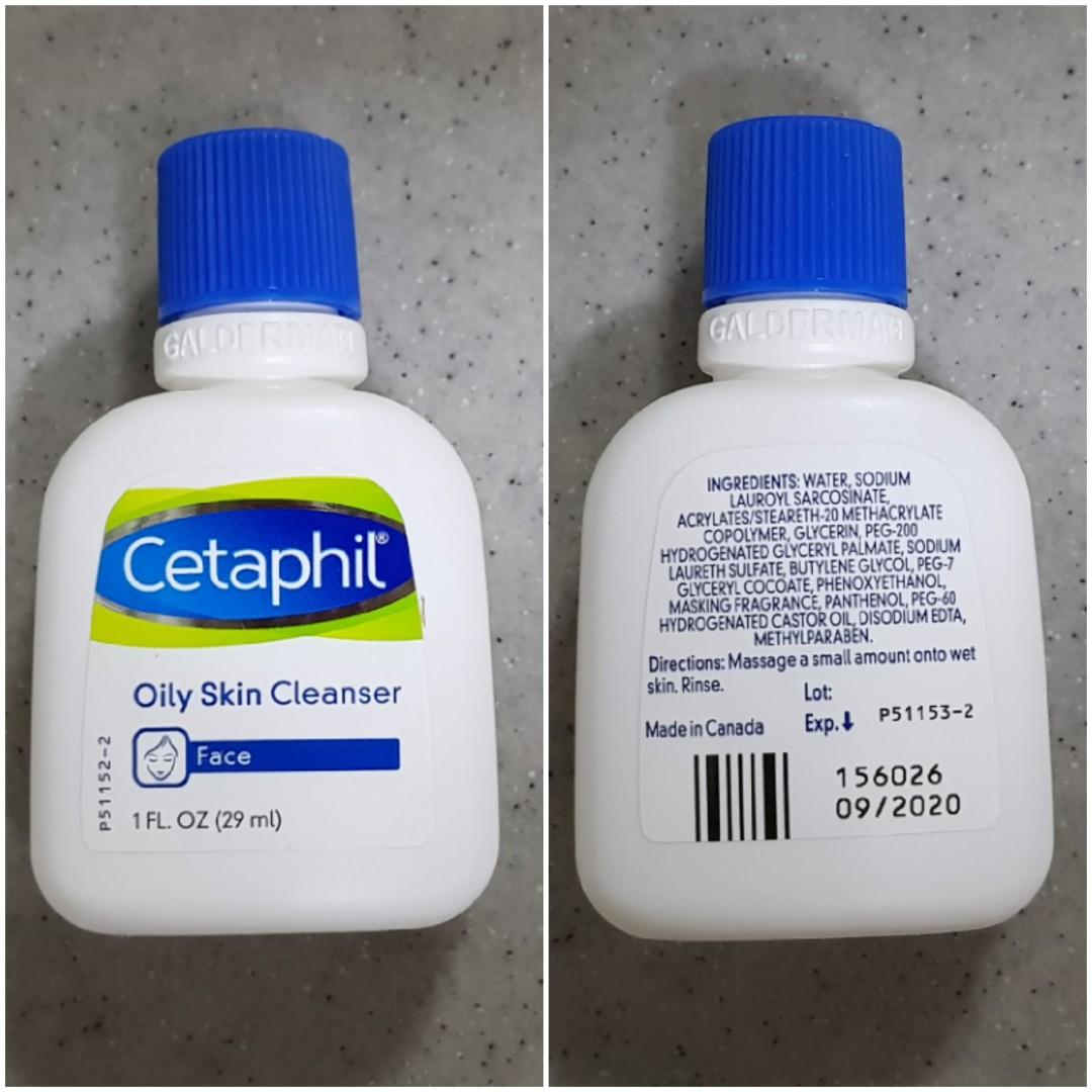 ingredients in cetaphil oily skin cleanser
