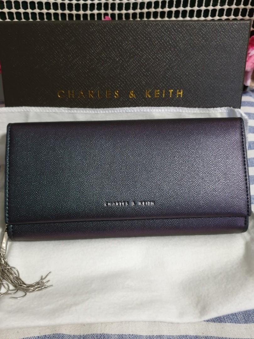 Charles Keith Peacock Wallet Women S Fashion Bags Wallets Wallets On Carousell