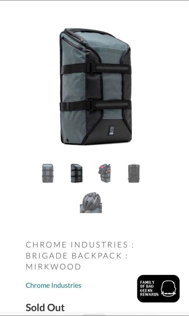 Chrome Industries Brigade Backpack, Men's Fashion, Bags, Backpacks on