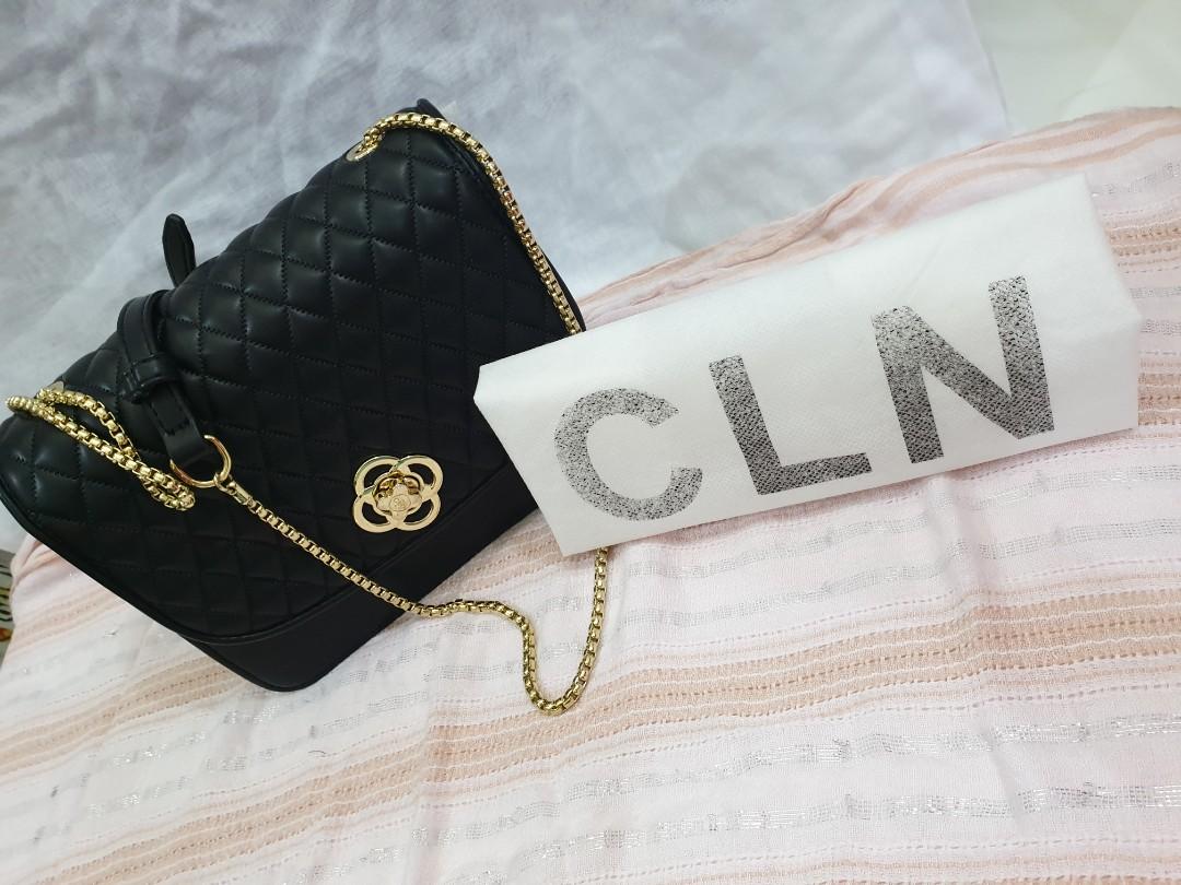 CLN Brave Quilted Structured Sling bag, Women's Fashion, Bags & Wallets,  Cross-body Bags on Carousell