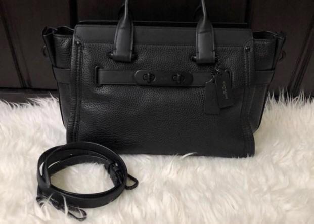 Coach swagger black matte on sale