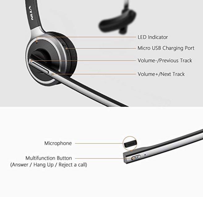 Vtin headset with microphone on sale