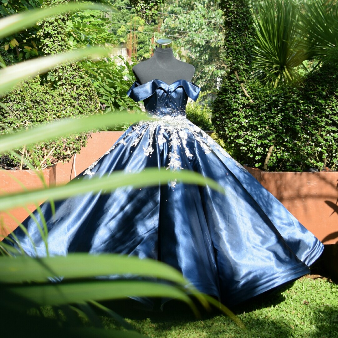 Gown for debut blue Clearance