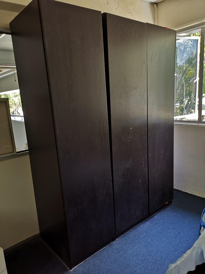 Ikea Pax 2 Door Wardrobe Furniture Shelves Drawers On Carousell