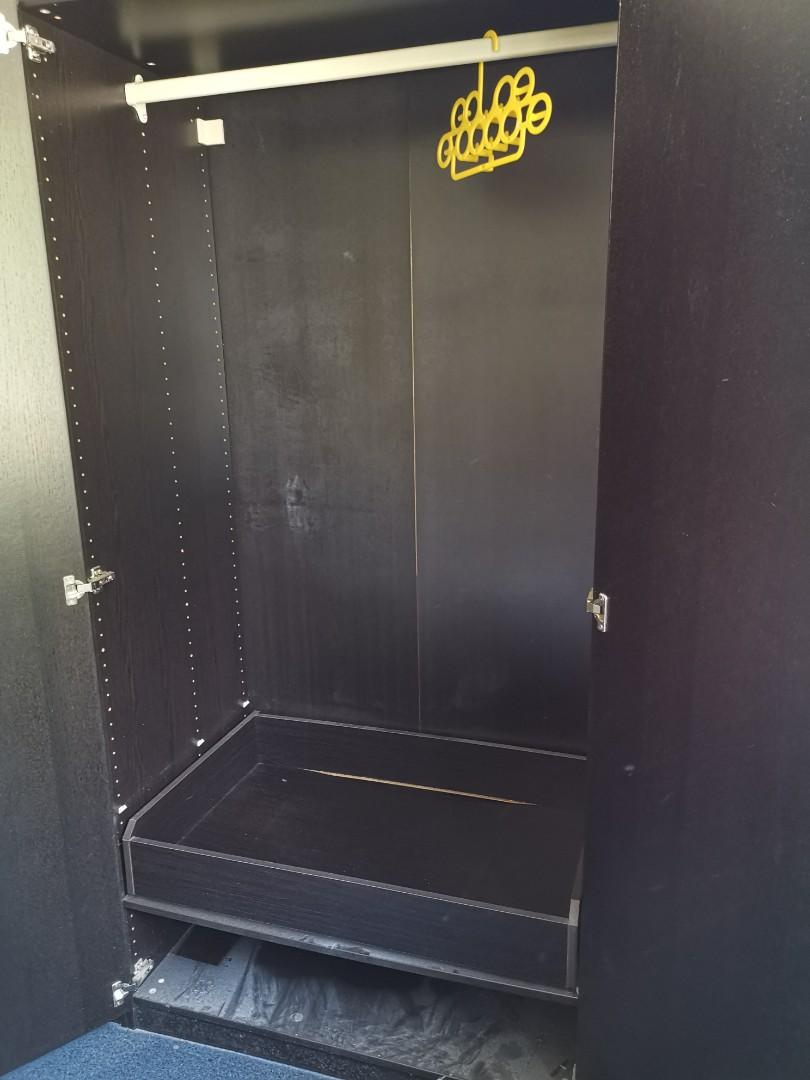 Ikea Pax 2 Door Wardrobe Furniture Shelves Drawers On Carousell