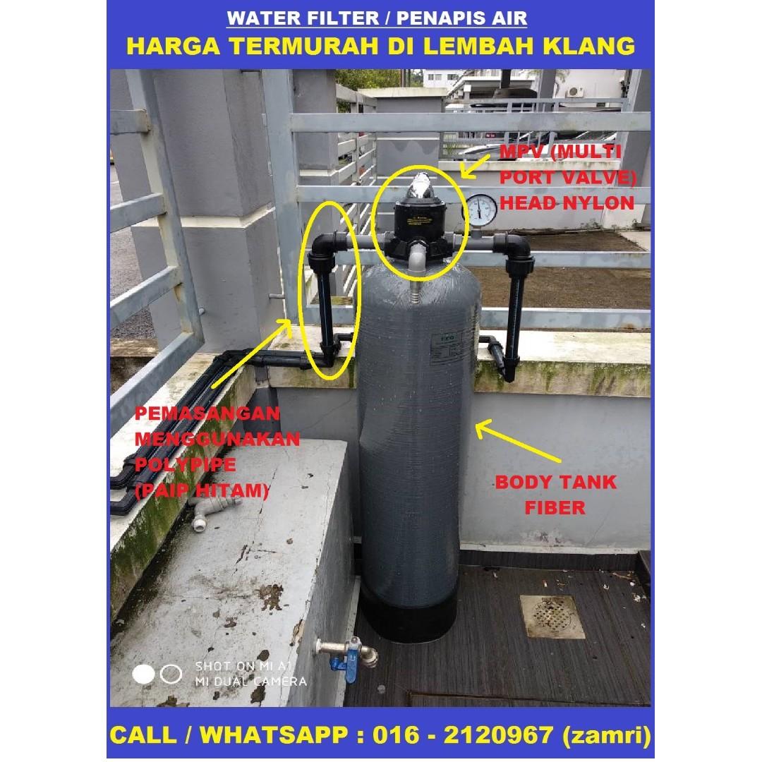 JALAN KUCHING KUALA LUMPUR water filter outdoor master with installation / penapis air utama