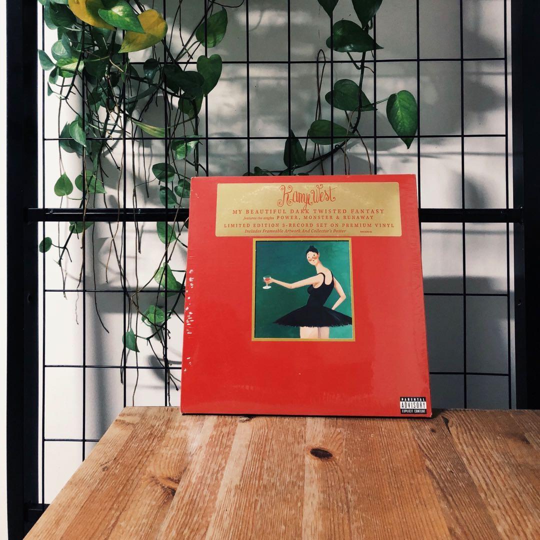 Kanye West My Beautiful Dark Twisted Fantasy Explicit Content Vinyl Lp Music Media Cds Dvds Other Media On Carousell