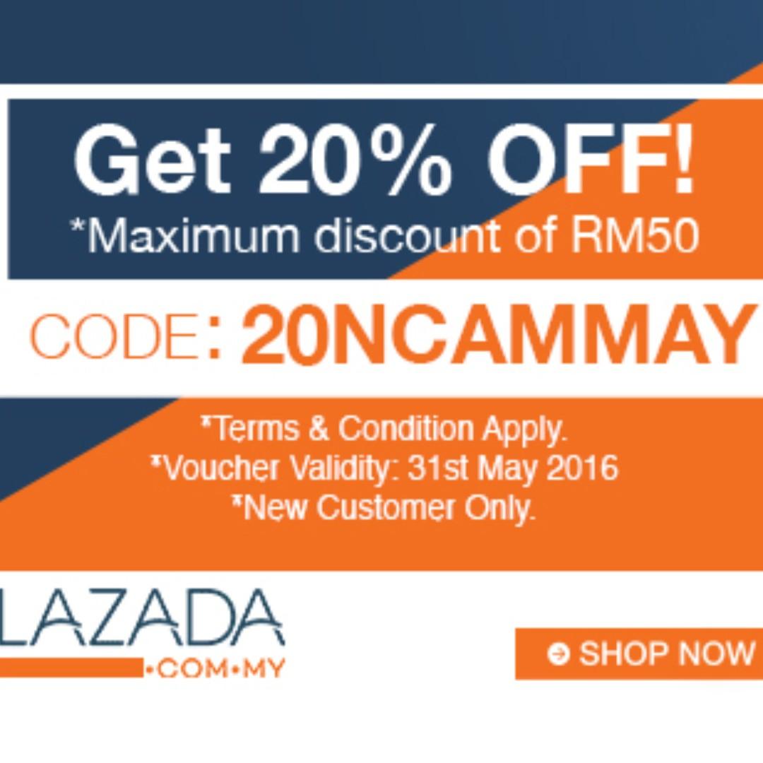 Lazada new cheap user voucher code