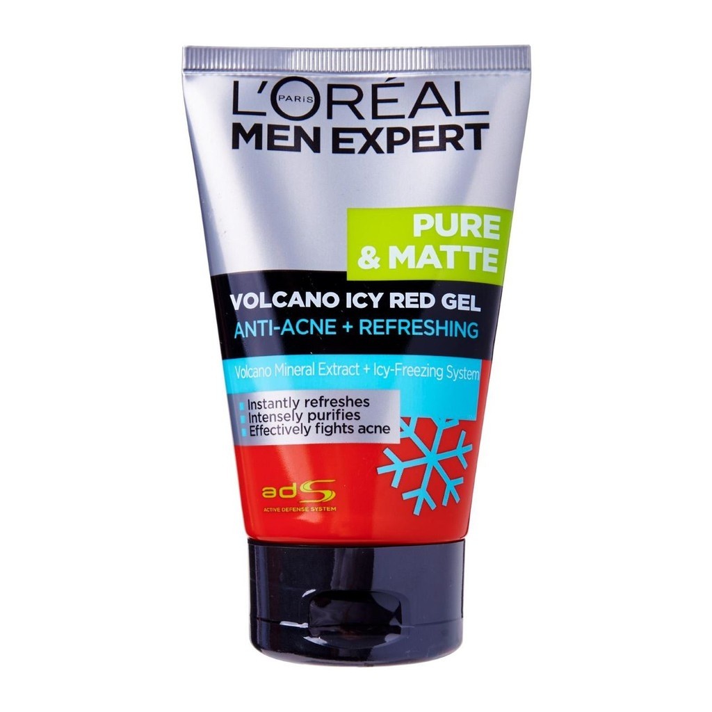 loreal men facial wash