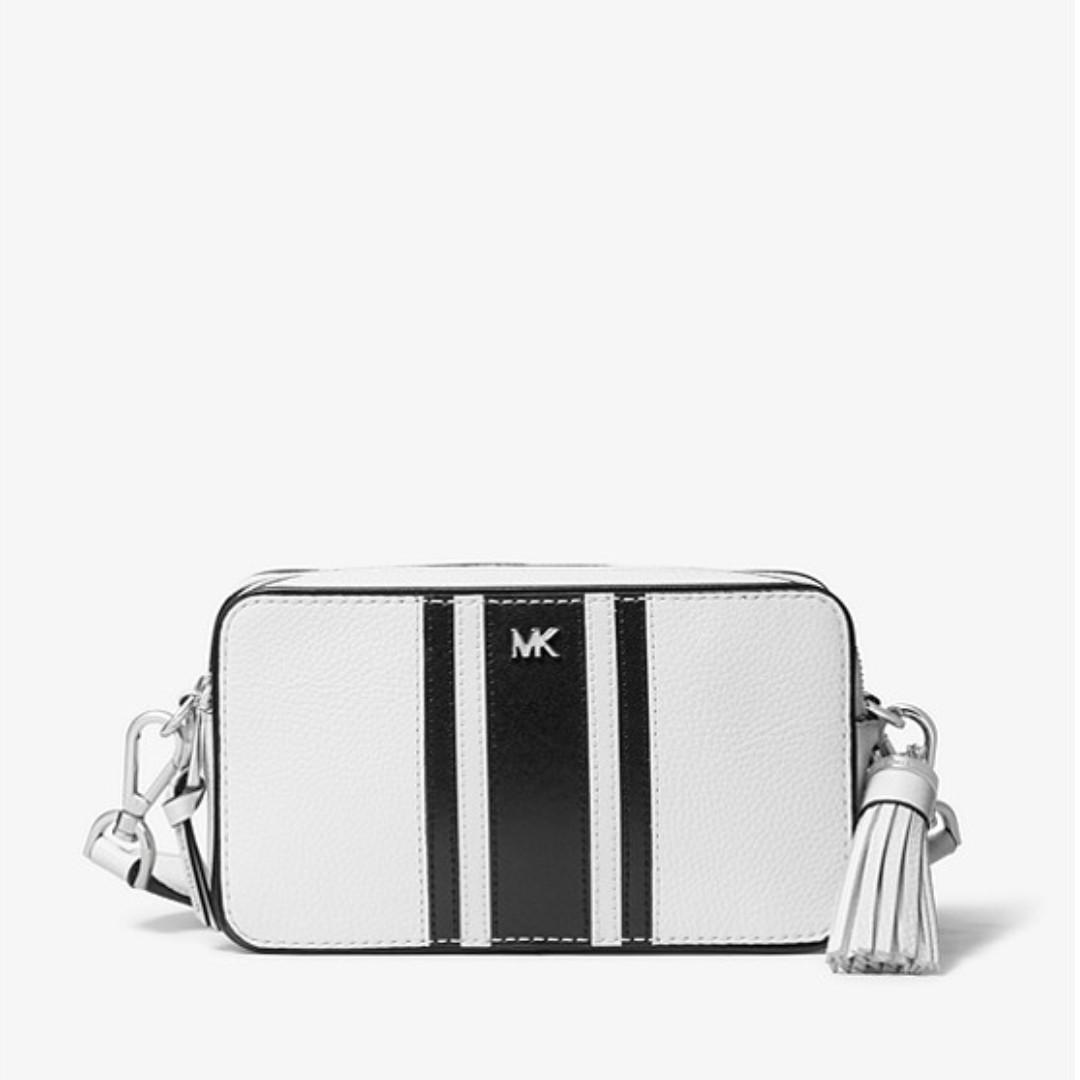 small logo tape camera bag michael kors