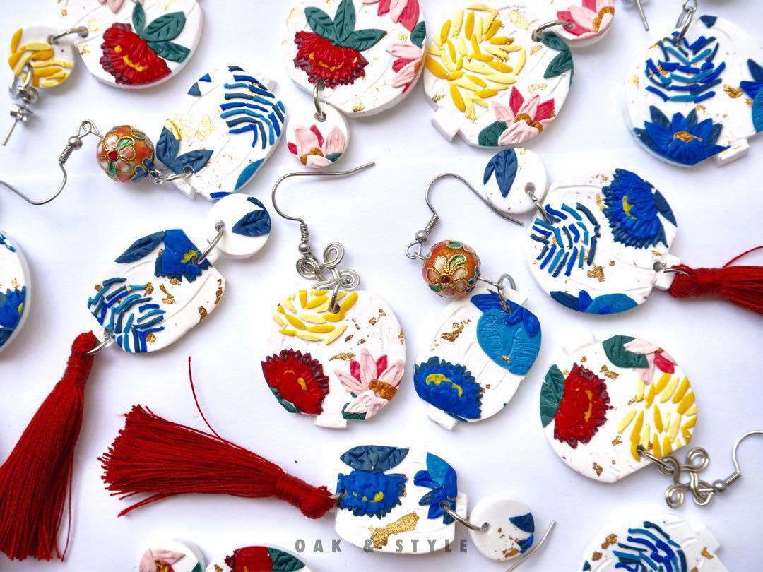 Chinese lantern cheap earrings