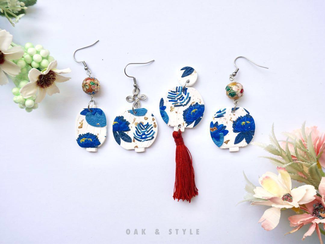 Chinese 2024 lantern earrings