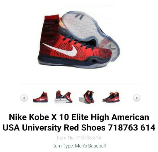 nike Kobe X 10 Elite Zwart