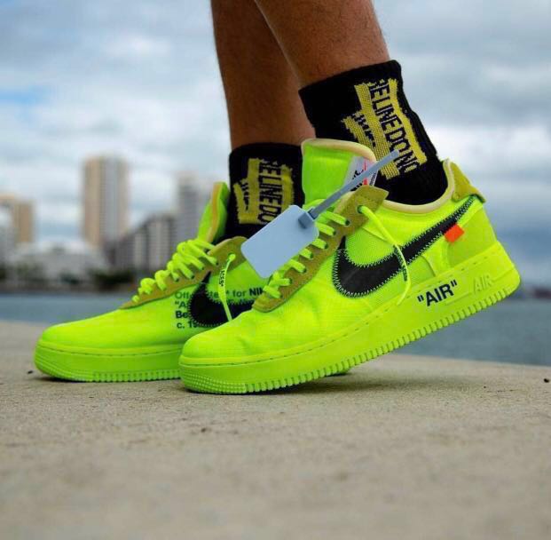 nike air force 1 volt off white