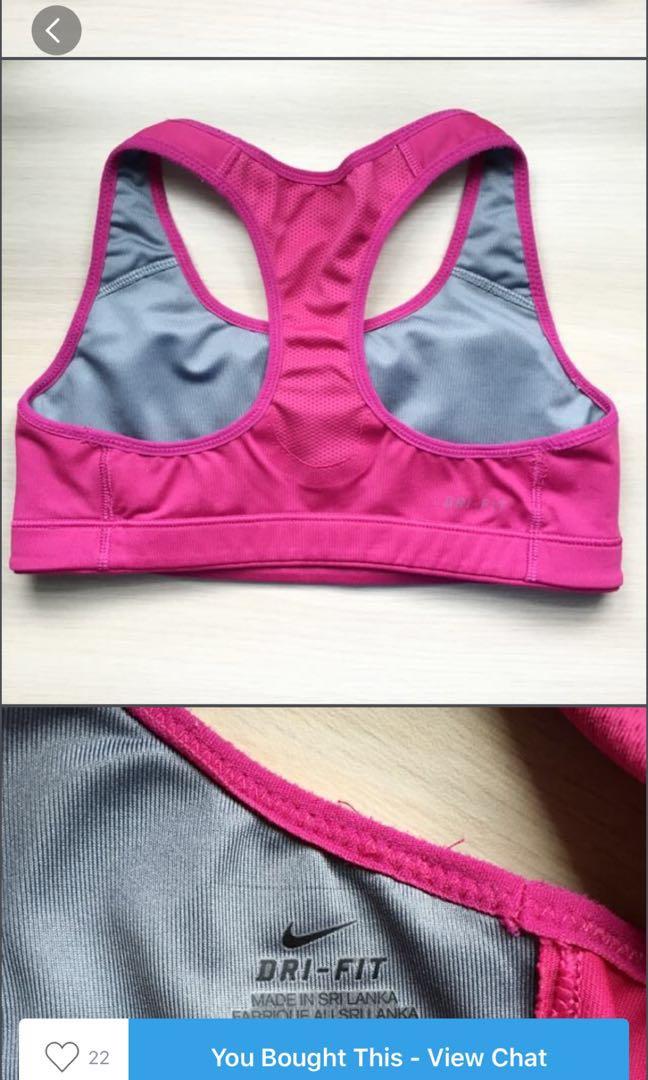 Nike Sports Bra XS, Women's Fashion, Activewear on Carousell