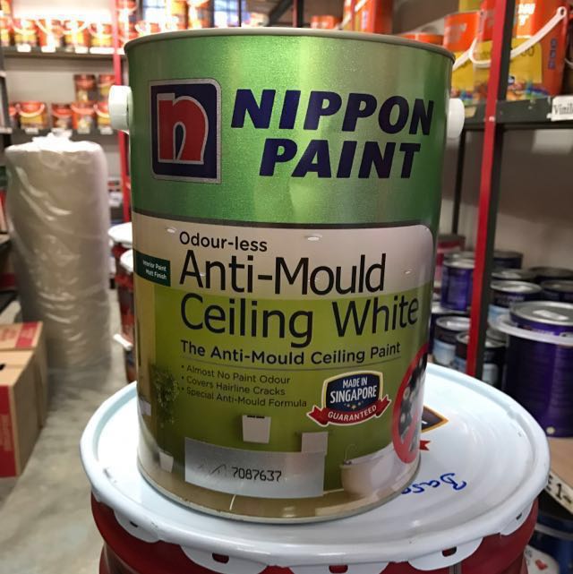 Nippon Paint AntiMould Ceiling White, Furniture & Home Living, Others on Carousell