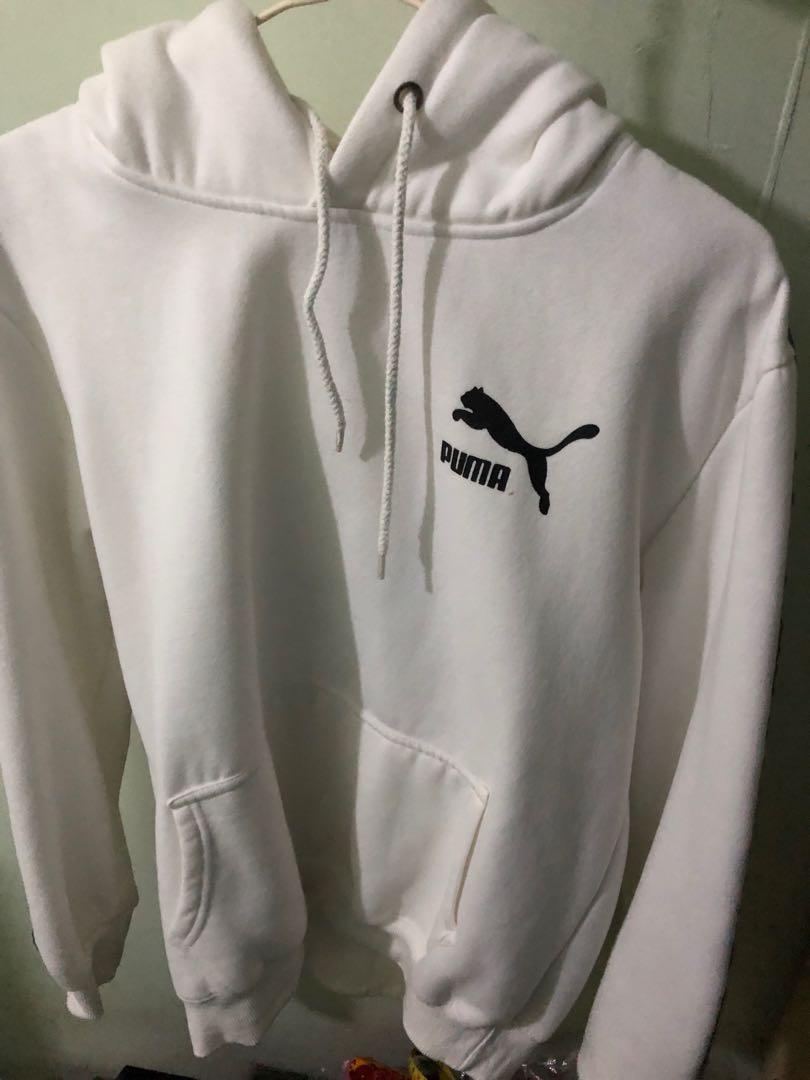 puma gray hoodie