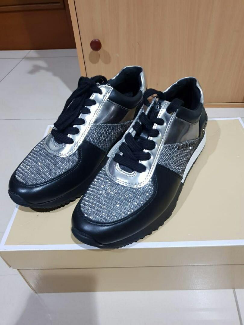 michael kors allie glitter sneakers