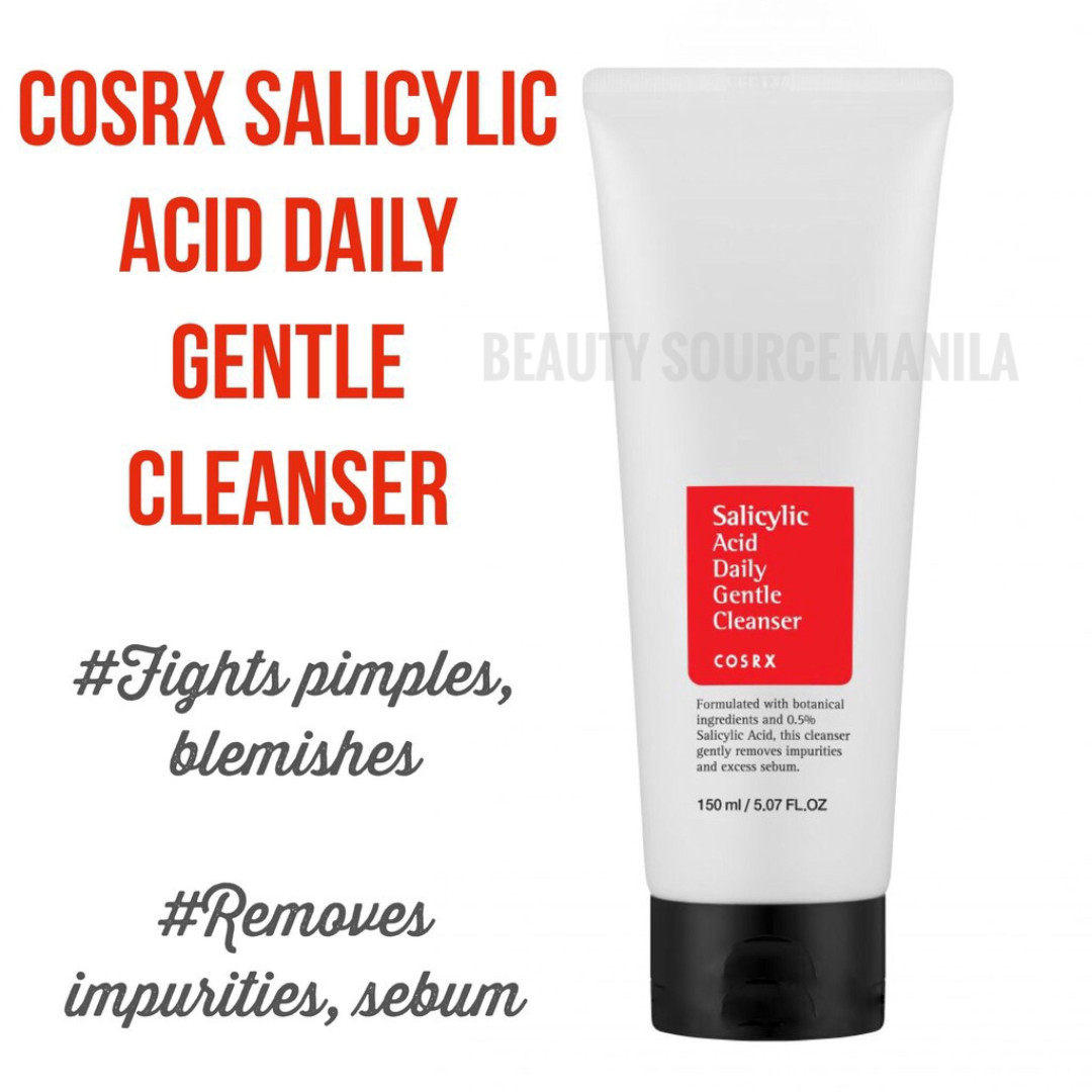 RestockedCOSRX SALICYLIC ACID DAILY GENTLE CLEANSER 150mL, Beauty
