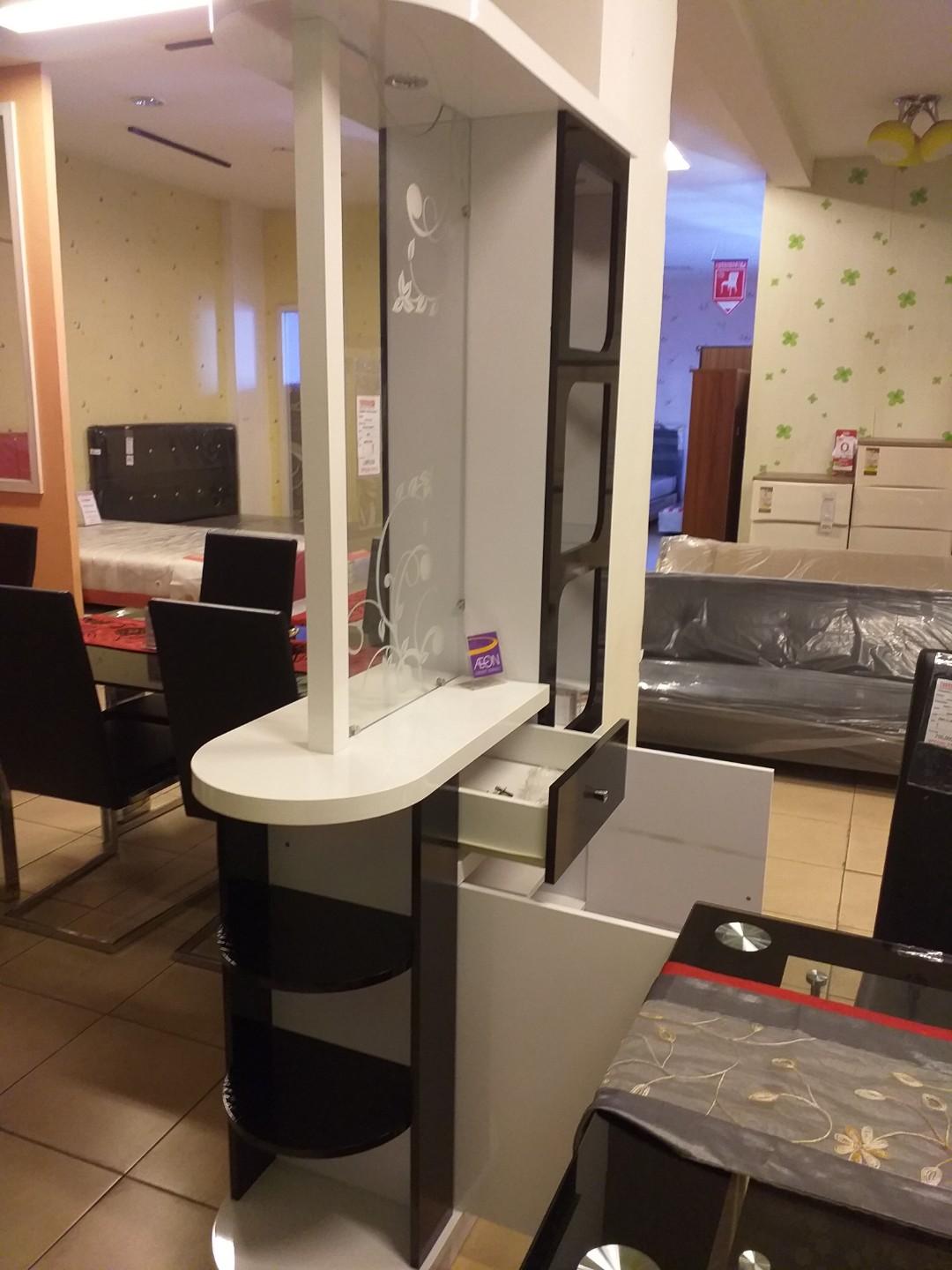 sale minibar hitam putih minimalis