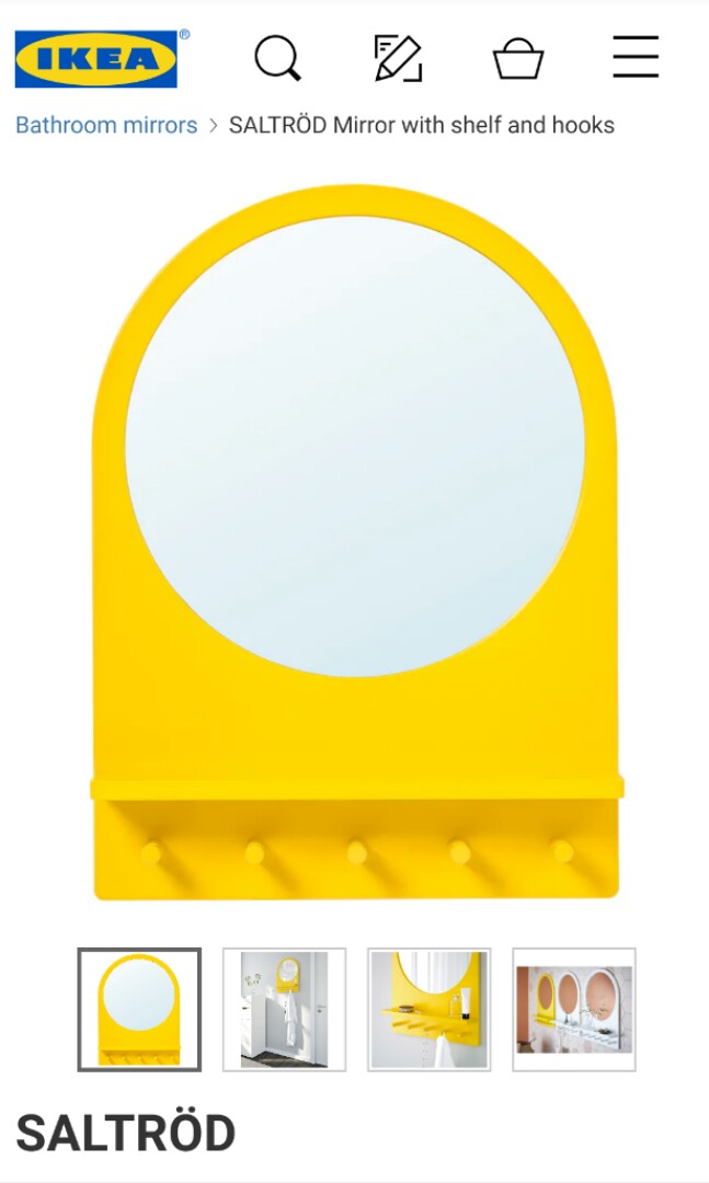Saltrod Mirror Furniture Home Decor Others On Carousell