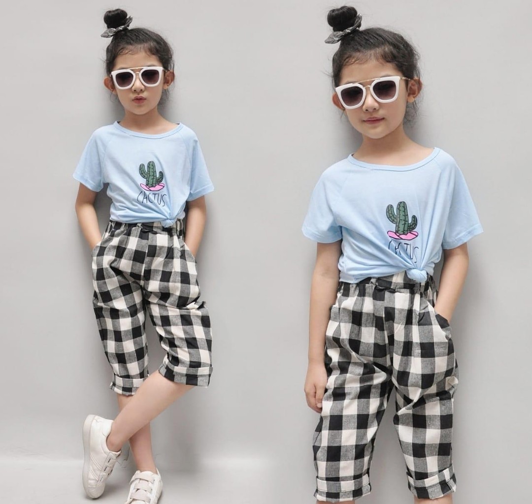 Setelan Cactus Big Size Import Babies Kids Girls Apparel 8