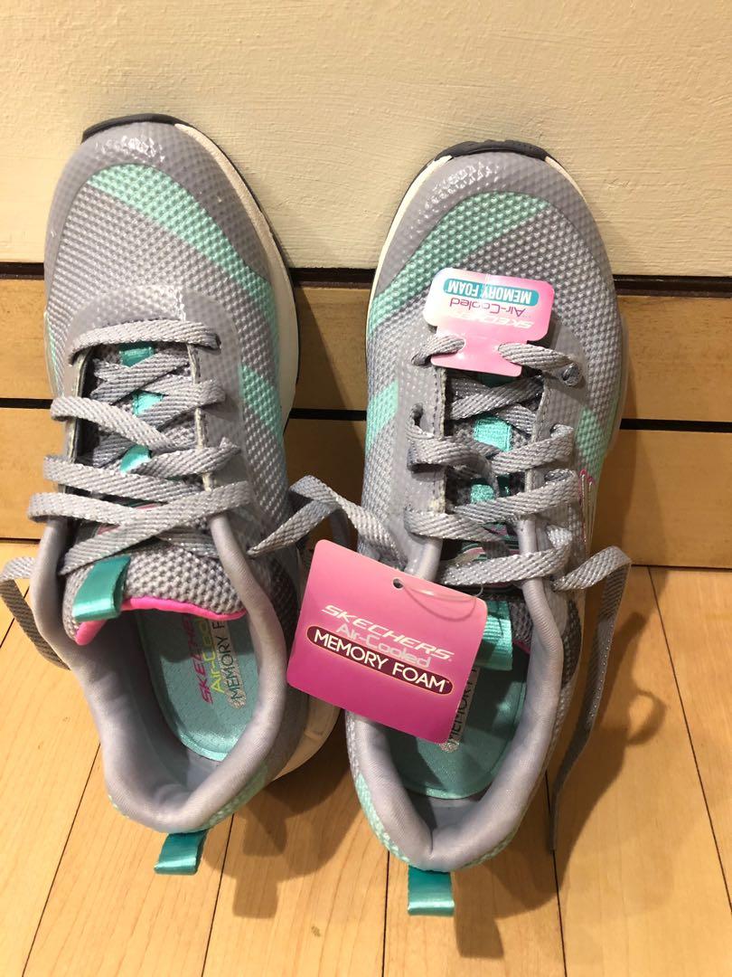 sketchers air cooled memory foam sneakers