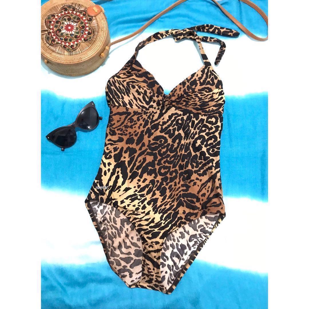 leopard speedo swimsuit
