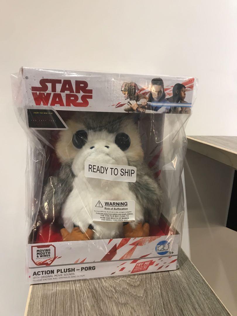 Star wars new arrivals action plush porg