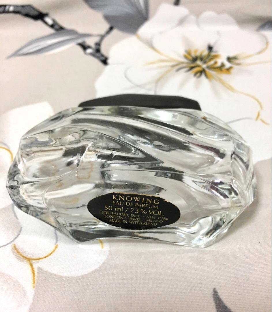 Vintage 1980s Estee Lauder Knowing Perfume 50ml Authentic Empty bottle ...