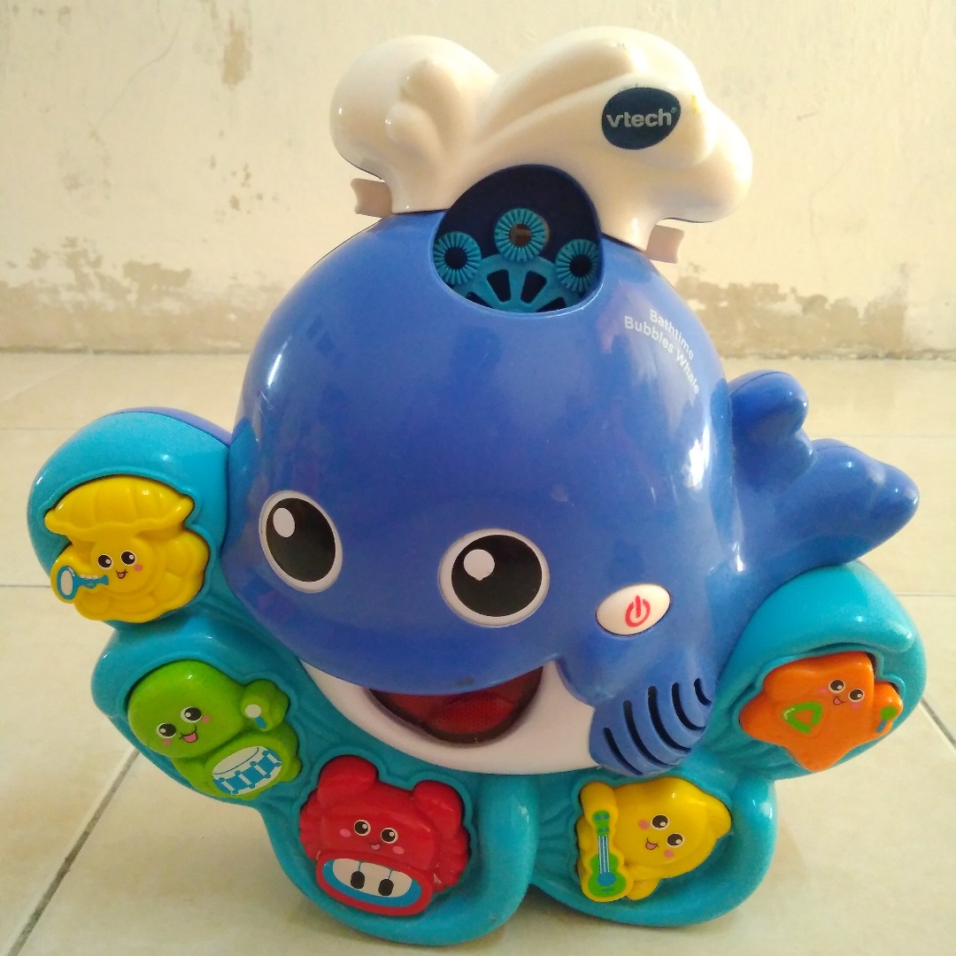 vtech whale bath toy