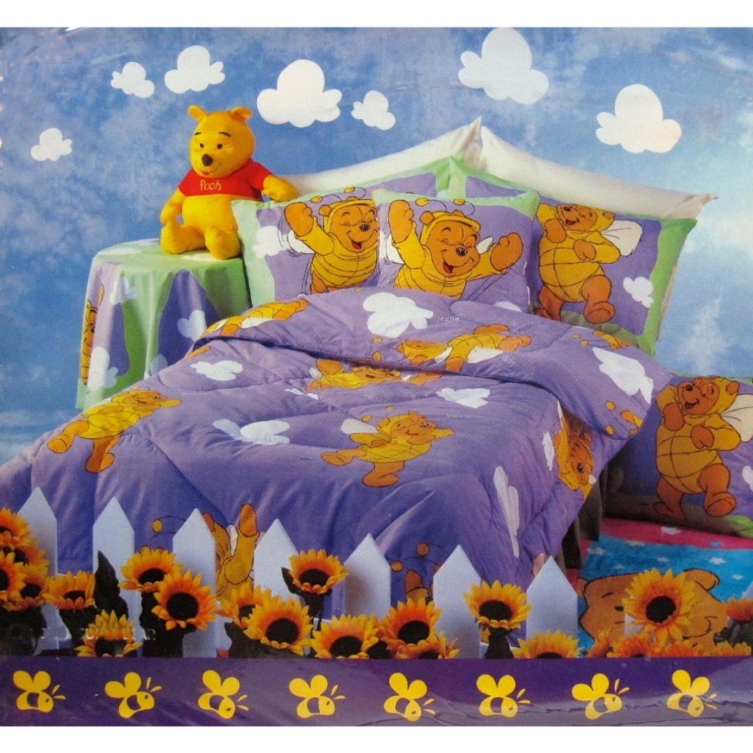 Winnie The Pooh Bed Sheet, Furniture & Home Living, Bedding & Towels on