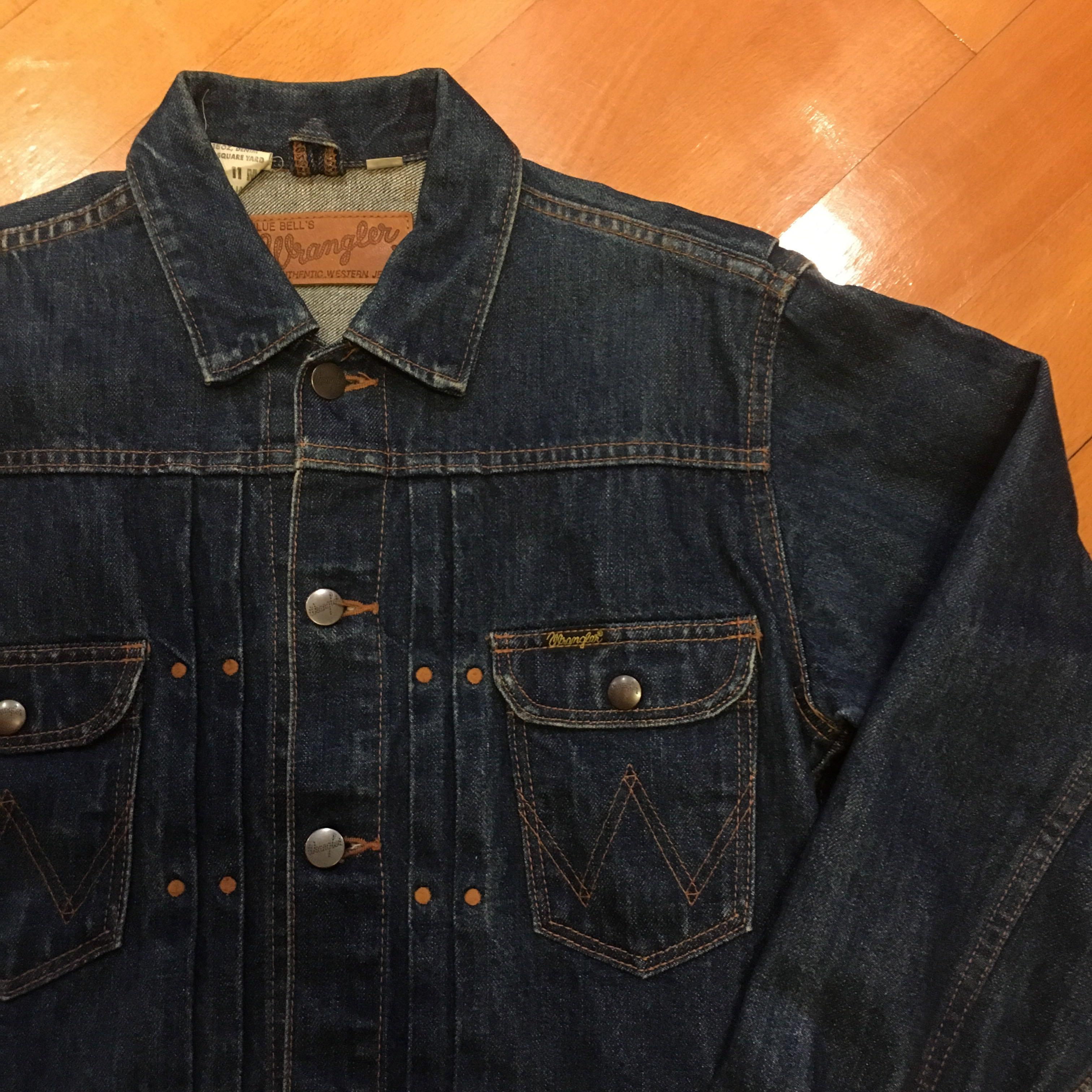 Wrangler 11mj vintage jacket lee storm rider hbt usmc, 男裝, 外套