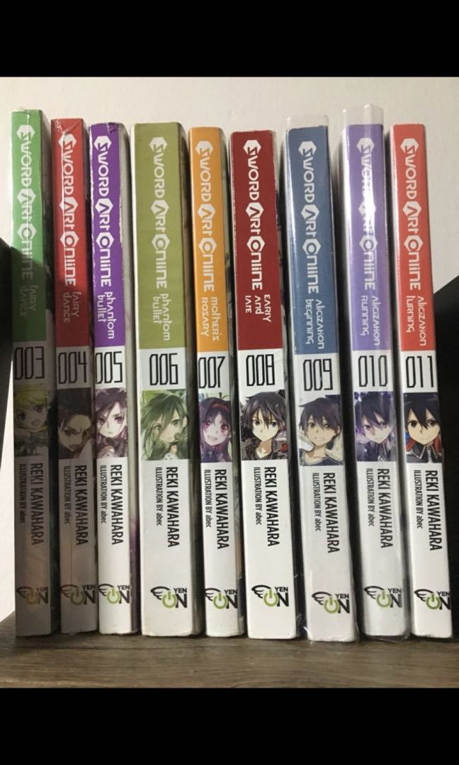 Wts Sword Art Online Light Novels And Manga Vol 3 11 And Progressive Series Books Stationery Non Fiction On Carousell