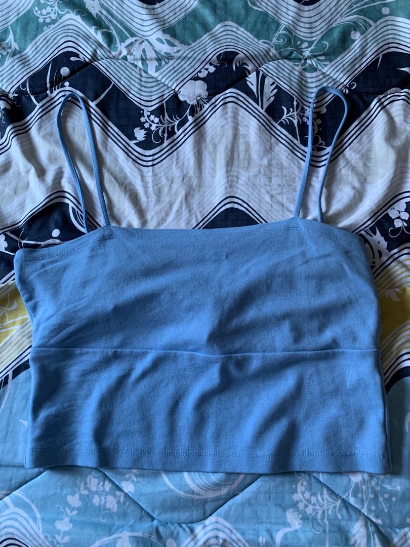 zara crop top, Women's Fashion, Tops, Sleeveless on Carousell