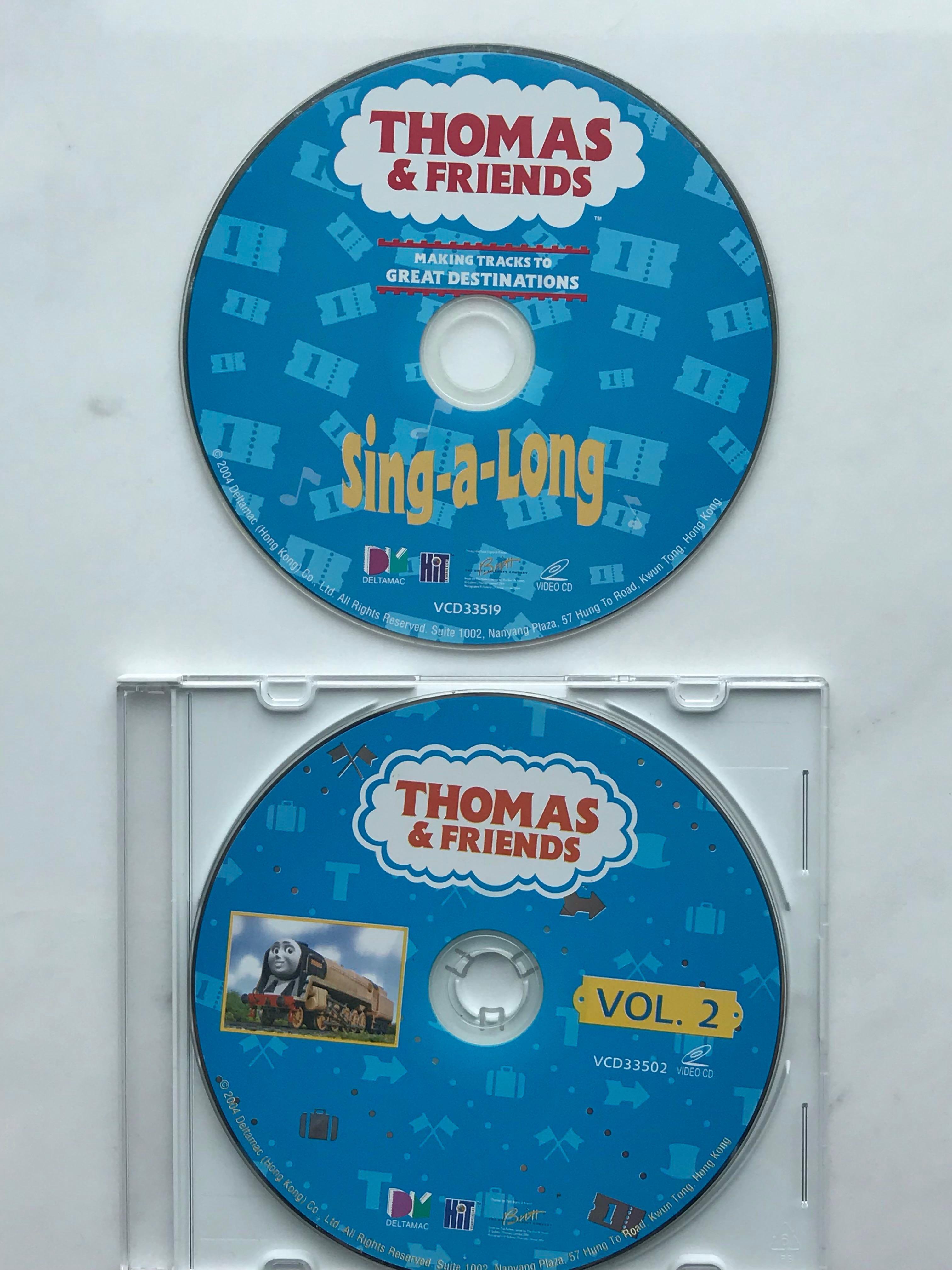 3 Thomas Sing-a-Long VCD + Volume 2 & 6 Story VCD, 興趣及遊戲