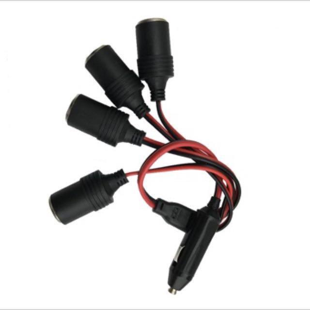 4 Socket Cigarette Lighter Car Charger 5a Power Charger Adapter 1 To 4 Way Socket Splitter Female Socket Plug Connector Adapter Car Accessories On Carousell