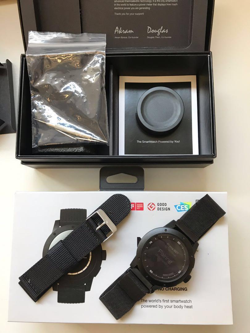 99 New Matrix PowerWatch PW03 Fitness Tracker Powered By You Black