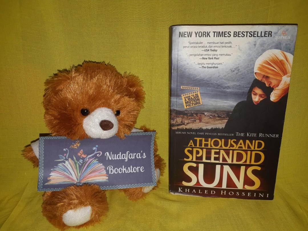 A Thousand Splendid Suns Khaled Hosseini Non Ori Books Stationery Books On Carousell