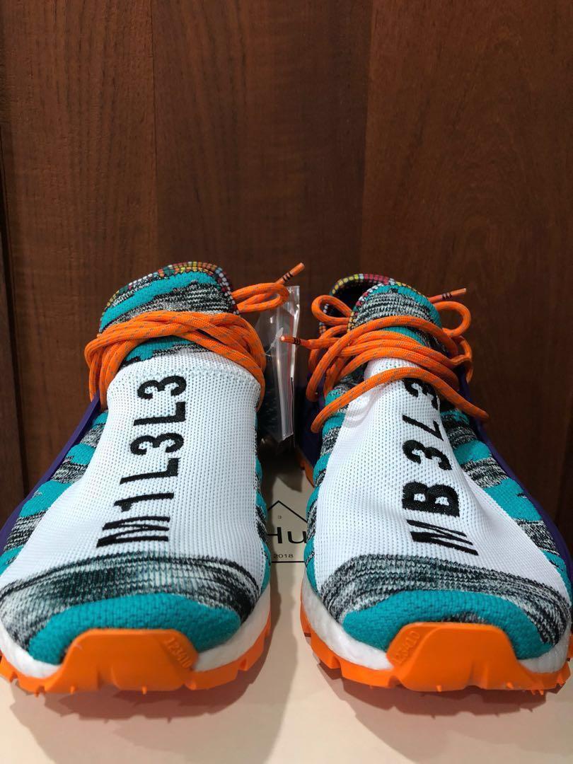 Adidas nmd hu discount pharrell solar pack orange