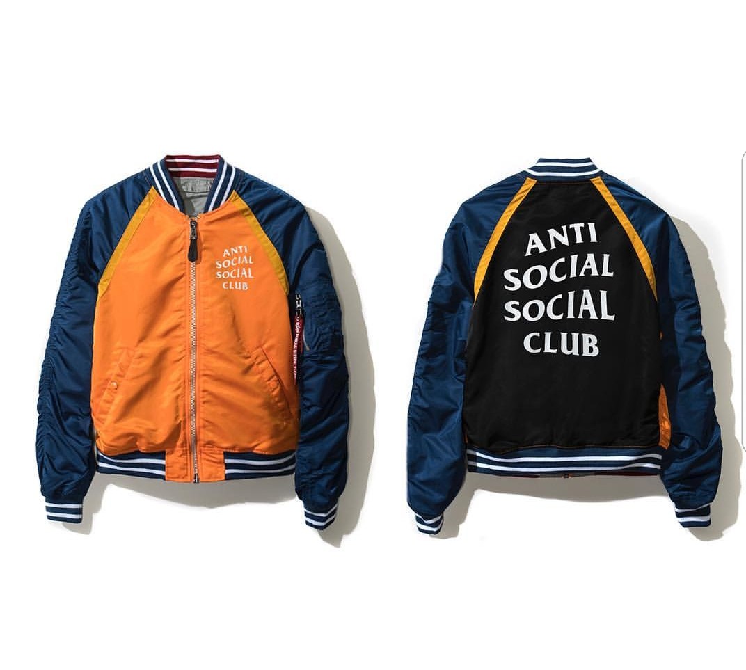 ALPHA INDUSTRIES X ASSC Flight Jacket l Goku colorway, Men's