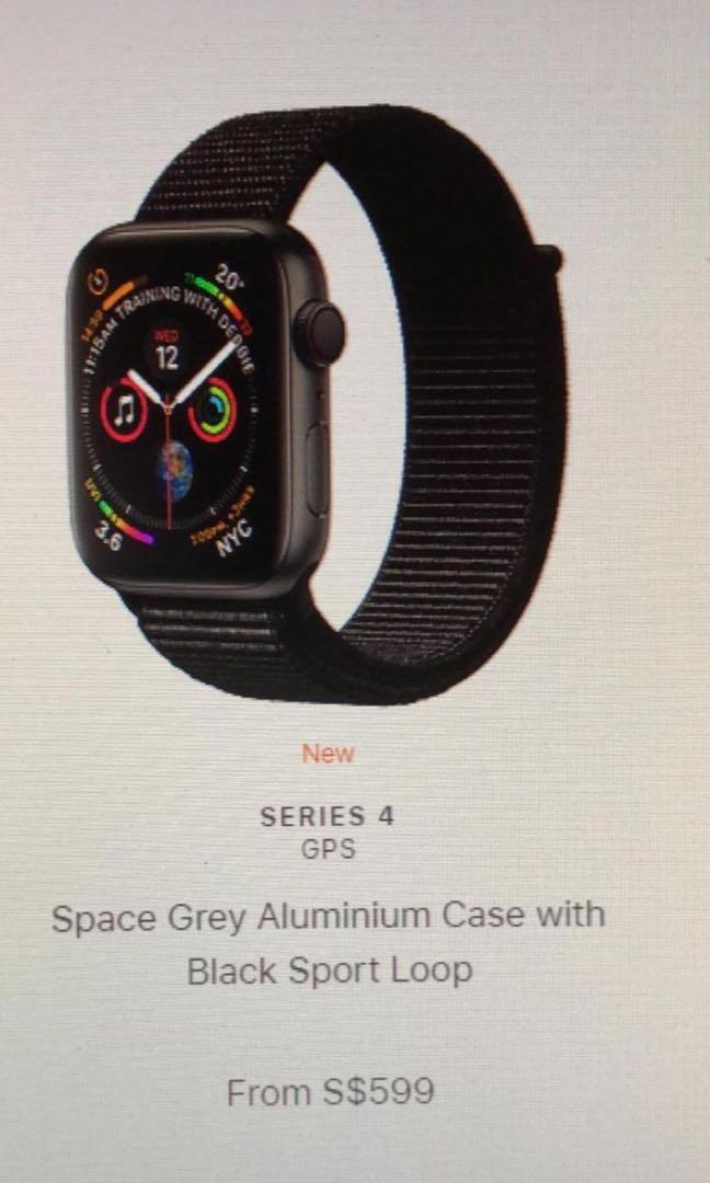 watch series 4 gps 40mm
