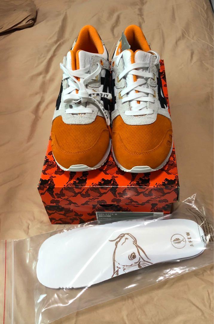 Asics Afew x Beams Orange Koi Men s Fashion Footwear Sneakers