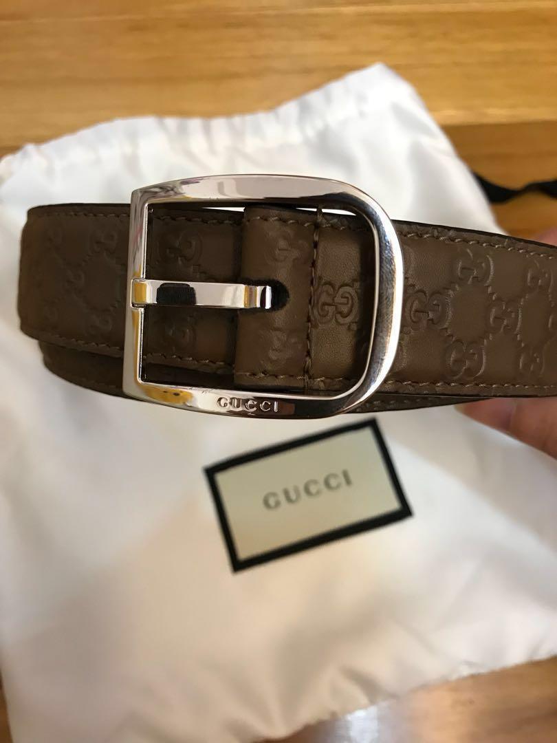 Gucci brown belt mens store