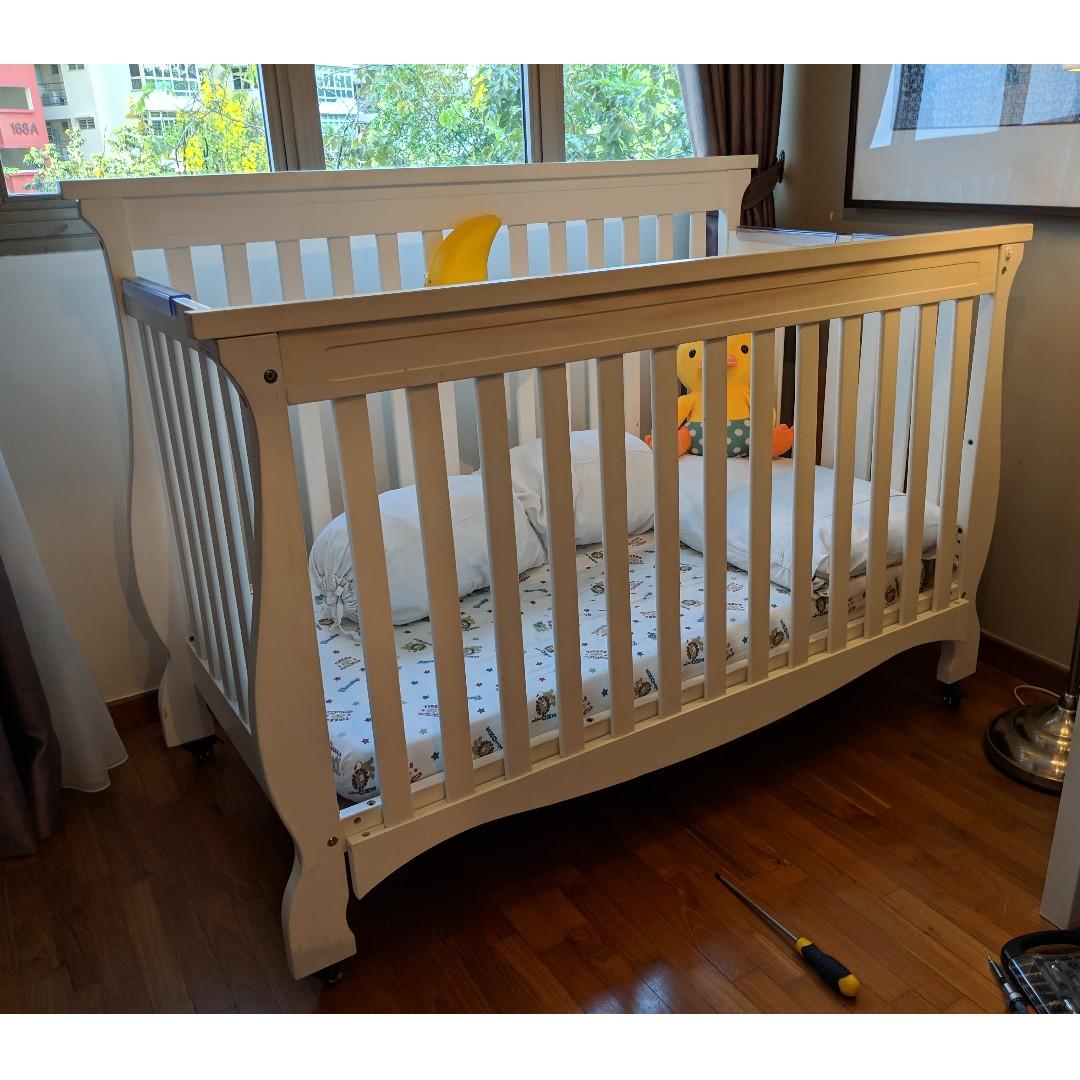 carrara convertible crib